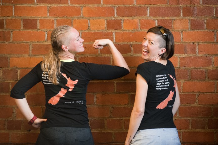 Emilia Lahti and Mina Holder Sisu not silence preparing for their journey through NZ