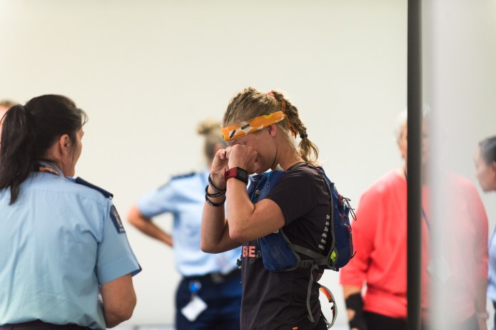 Emilia Lahti Sisu not silence getting emotional after karakia by Ed Baker